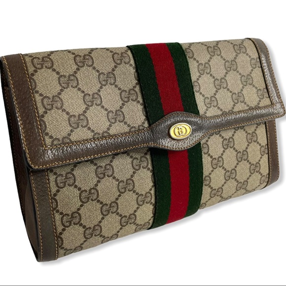 🔴SOLD🔴Gucci Ophidia Web clutch crossbody bag - Picture 5 of 16